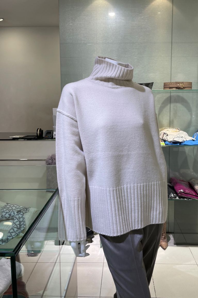 uncrave - MERINO WOOL HIGHNECK KNIT/メリノウール