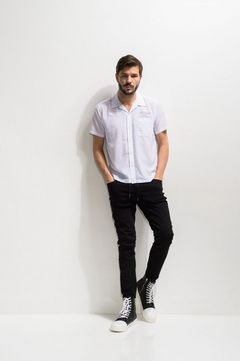 RC20 MICK DENIM JERSEY BLACK / デニムジャージテーパードパンツ
