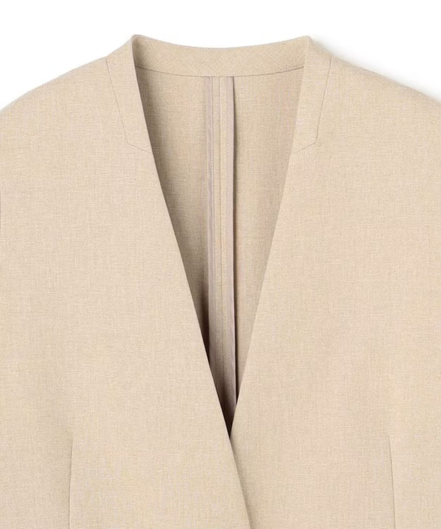 ウォッシャブルドライサップジレ(シャンブレーベージュ) ポリエステル / Iライン / VRUVLM0400