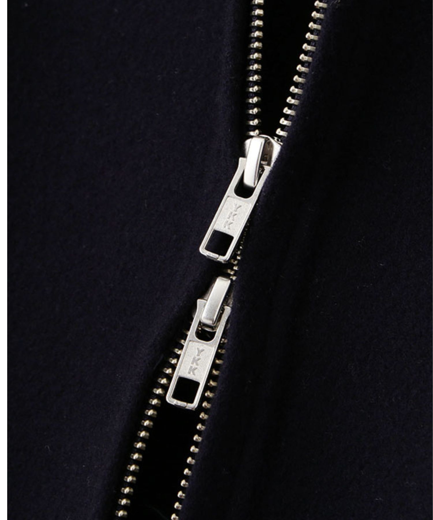 メルトンスタンドネックリバーブルゾン ( NAVY ) 毛 / ジップアップ / ドルマンスリーブ / 後裾ギャザー /  1225602089