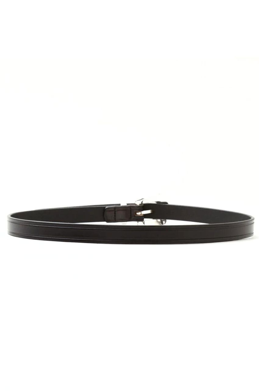 WESTERN BELT 2244 / ウエスタンベルト（ブラック）牛革 / ブライドルレザー / 厚い / 頑丈 / エイジング / アメリカ製