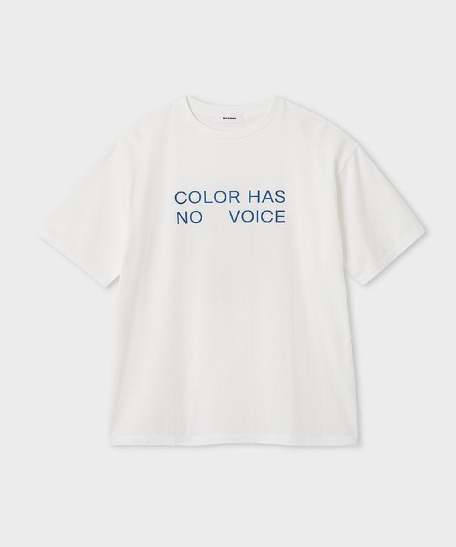 COLOR HAS NO VOICE T(ホワイト)綿 /手洗い可 / MWCT252032