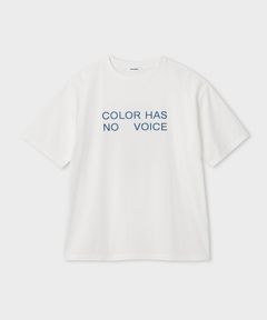 COLOR HAS NO VOICE T(ホワイト)綿 /手洗い可 / MWCT252032