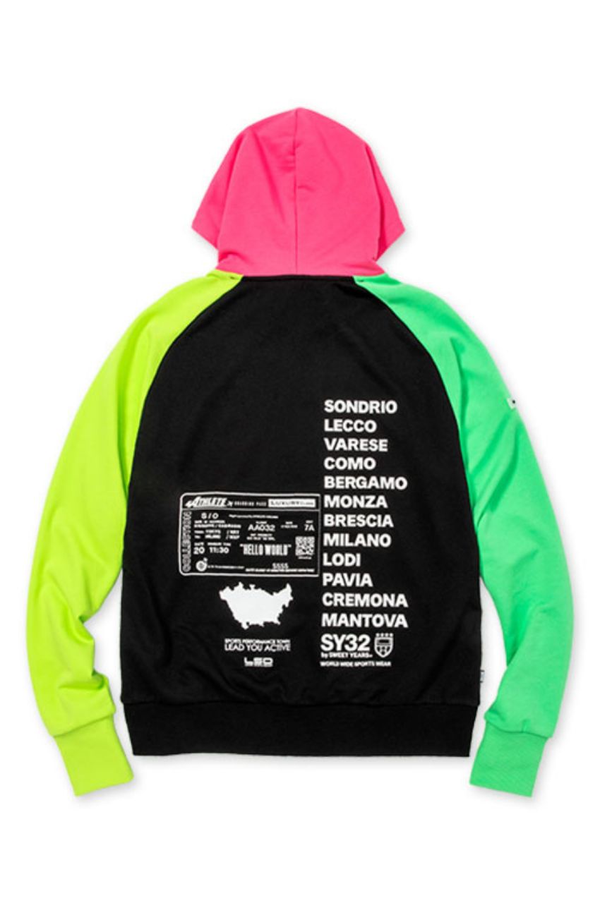 FLASH COLOR ZIP HOODIE / フレッシュカラージップフーディー
