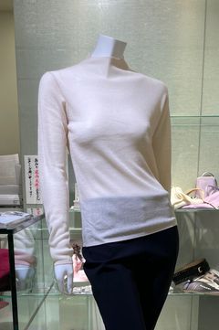 WOOL MIX SHEER KT/ウールミックスシァーニット