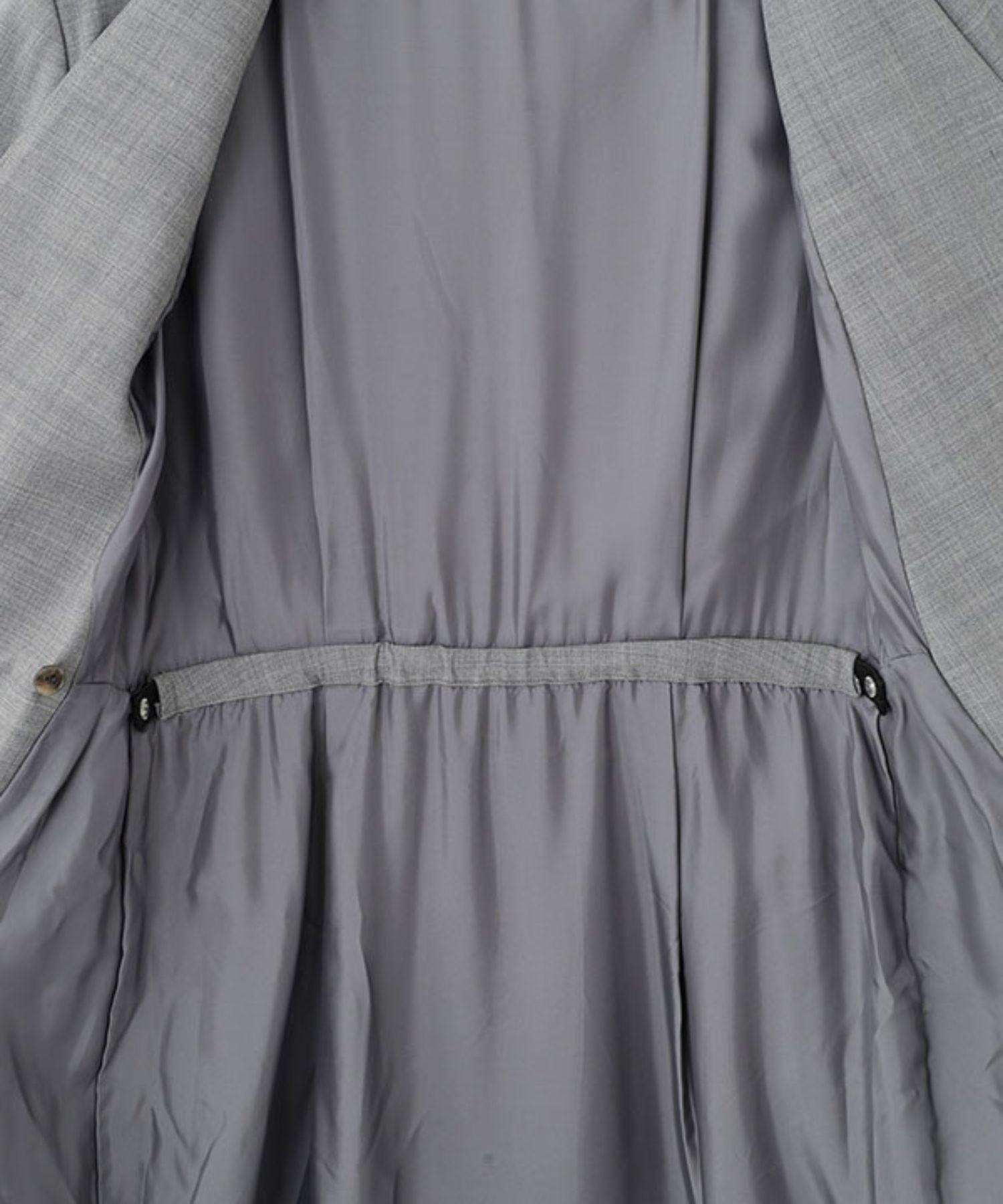 SANTEカシュクールドレス (GREY) ポリエステル / 裏地有り / フラップポケット / スペアボタン付き / 1226130104