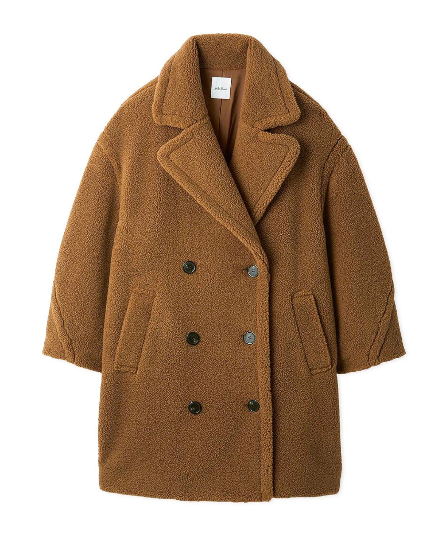 オーバーサイズボアコート (CML) ポリエステル / エコペル / コクーンシルエット / テーラード / 09WFC255109