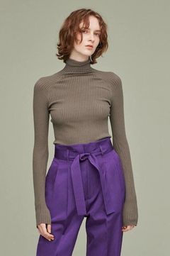 uncrave - SHEER TURTLENECK KNIT/シアータートルネックニット | LA FEMME