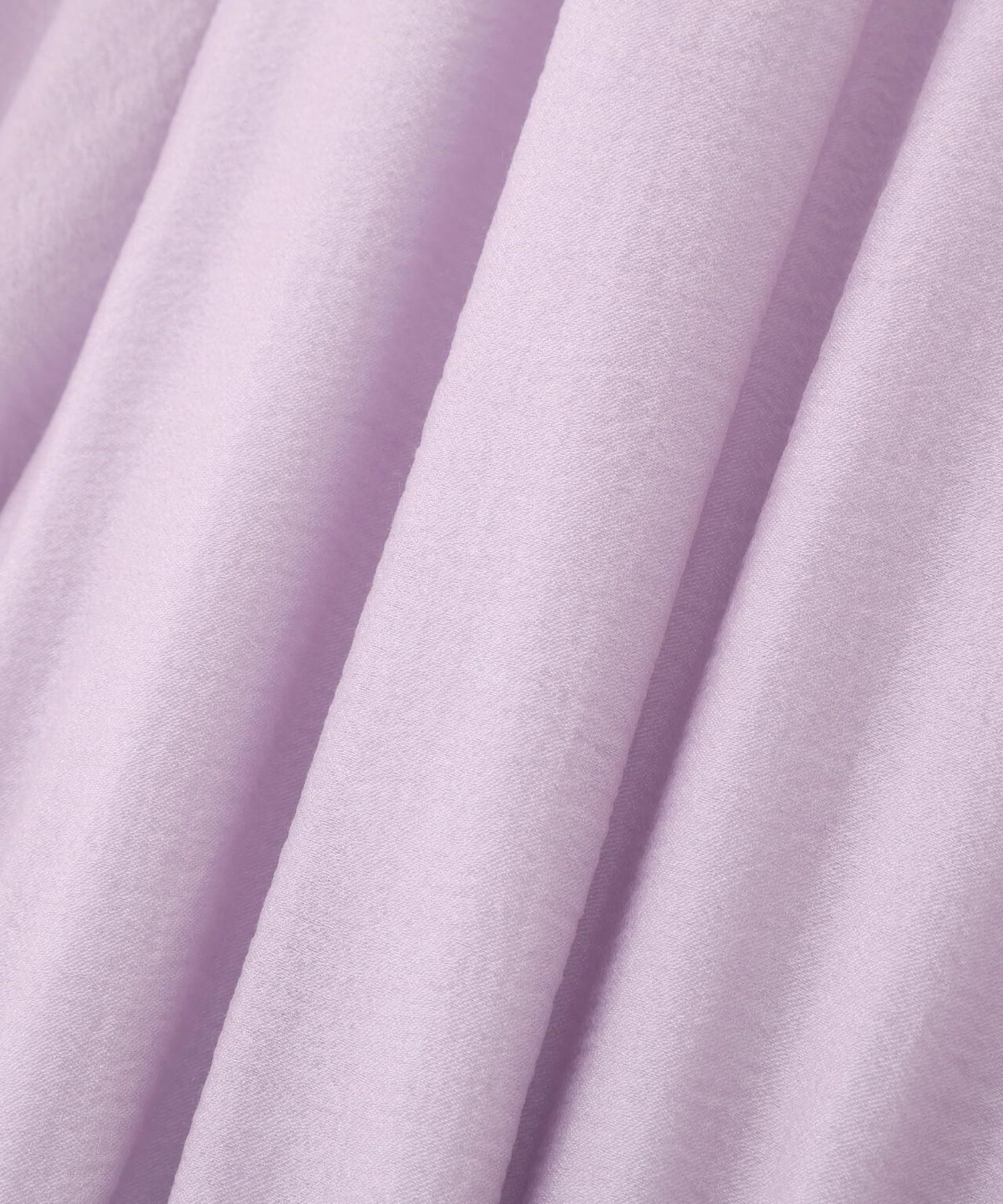 ウエストシャーリングロングワンピース(ラベンダー)再生繊維 / ストレッチ性無し / 身頃のみ裏地付き / 前スリットあり / あきなしでかぶり着用 / 0316140207