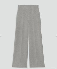 Knit Double Pintuck Track Pant (グレーメランジ) レーヨン / ウォッシャブル / 手洗い可 / 01-6106005