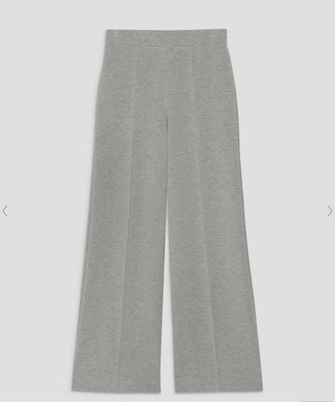 Knit Double Pintuck Track Pant (グレーメランジ) レーヨン / ウォッシャブル / 手洗い可 / 01-6106005