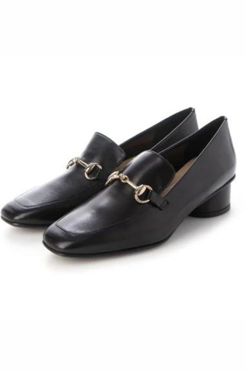 Fabio Rusconi  HEEI UP BIT LOAFERS / ファビオルスコーニヒールアップビットローファー （ブラック）