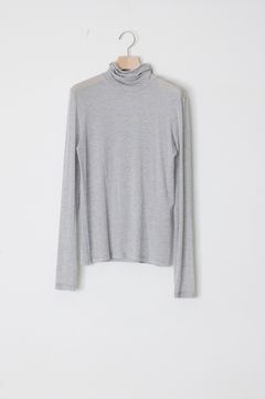 ULTRA SOFT GAUZE TURTLE-NECK(CLOUD) リヨセル / 光沢感 / カシミヤシルクブレンド / しなやか /ADWS-401-08