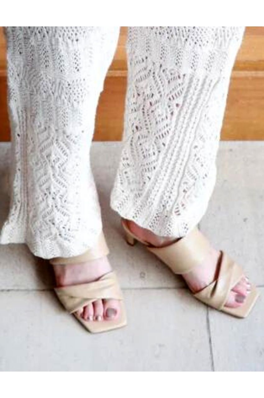 SQUARE TOW TUBE BELT SANDALS / スクエアトウチューブベルトサンダル