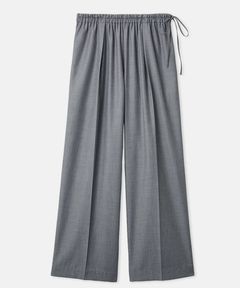 リラクシーイージーパンツ(グレー) ポリエステル / ウォッシャブル / ストレートワイド / ウエストゴム / MWFP261034