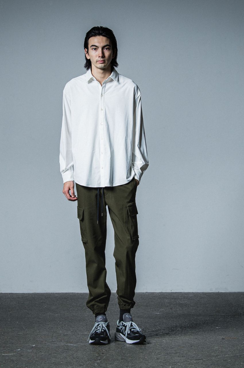 jack shirts (WHITE) ナイロン / 軽量 / 速乾 / ストレッチ / RC31-SH-001