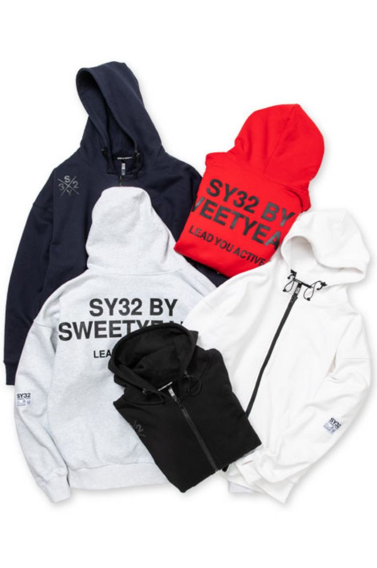 SY32 by SWEET YEARS - BIG SILHOUETTE HEAVY ZIP HOODIE / ビッグ