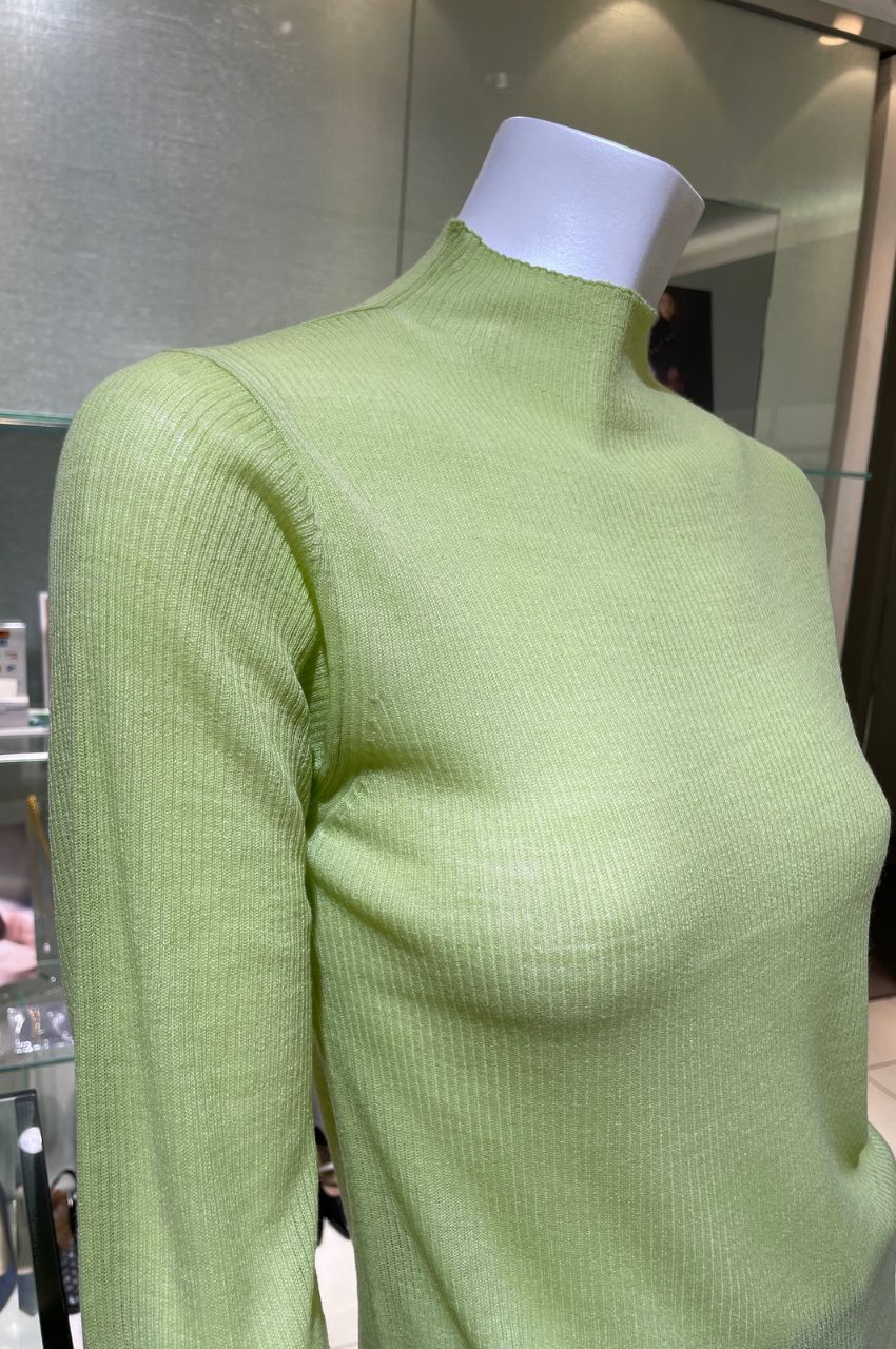 WOOL MIX SHEER KT/ウールミックスシァーニット