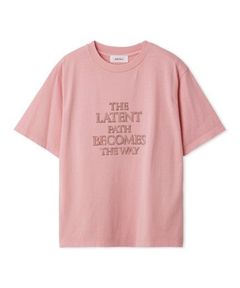ヴィンテージライクグラフィックTシャツ (PNK) 綿 / フロントプリント / ゆとり感あり / シーズンレス / 洗濯可 / 09WCT261912