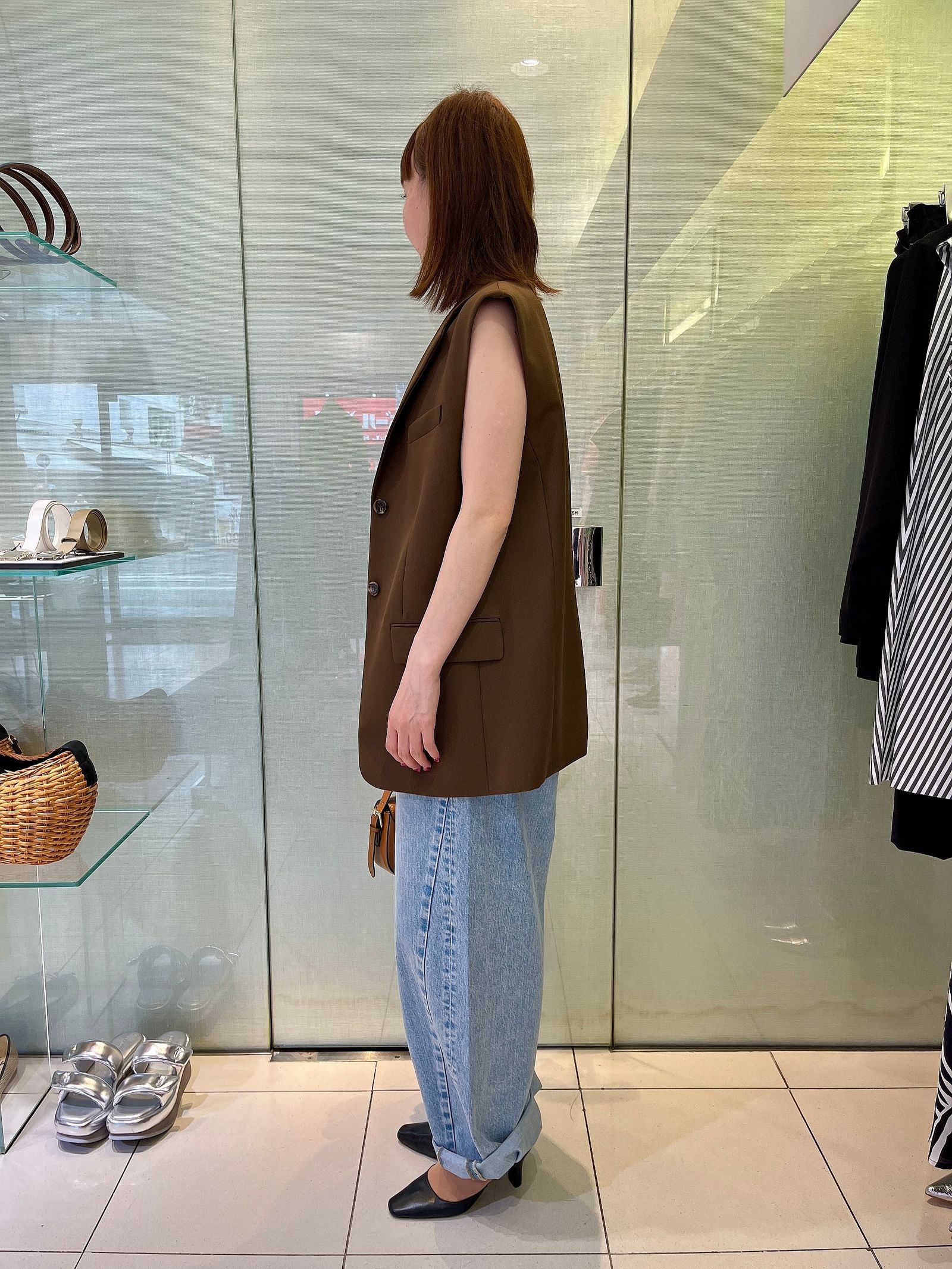 #【MIESROHE × Theory】バルーンデニム×ボクシーベスト👖🤎✨