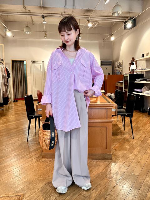 #【FRAY I.D × Mila Owen】シャツ×ワイドパンツ 🩷🌰