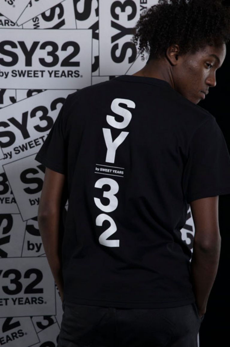 SY32 by SWEET YEARS - SHIELD LOGO TEE / シールドロゴTシャツ | LA FEMME