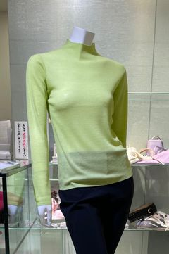 WOOL MIX SHEER KT/ウールミックスシァーニット