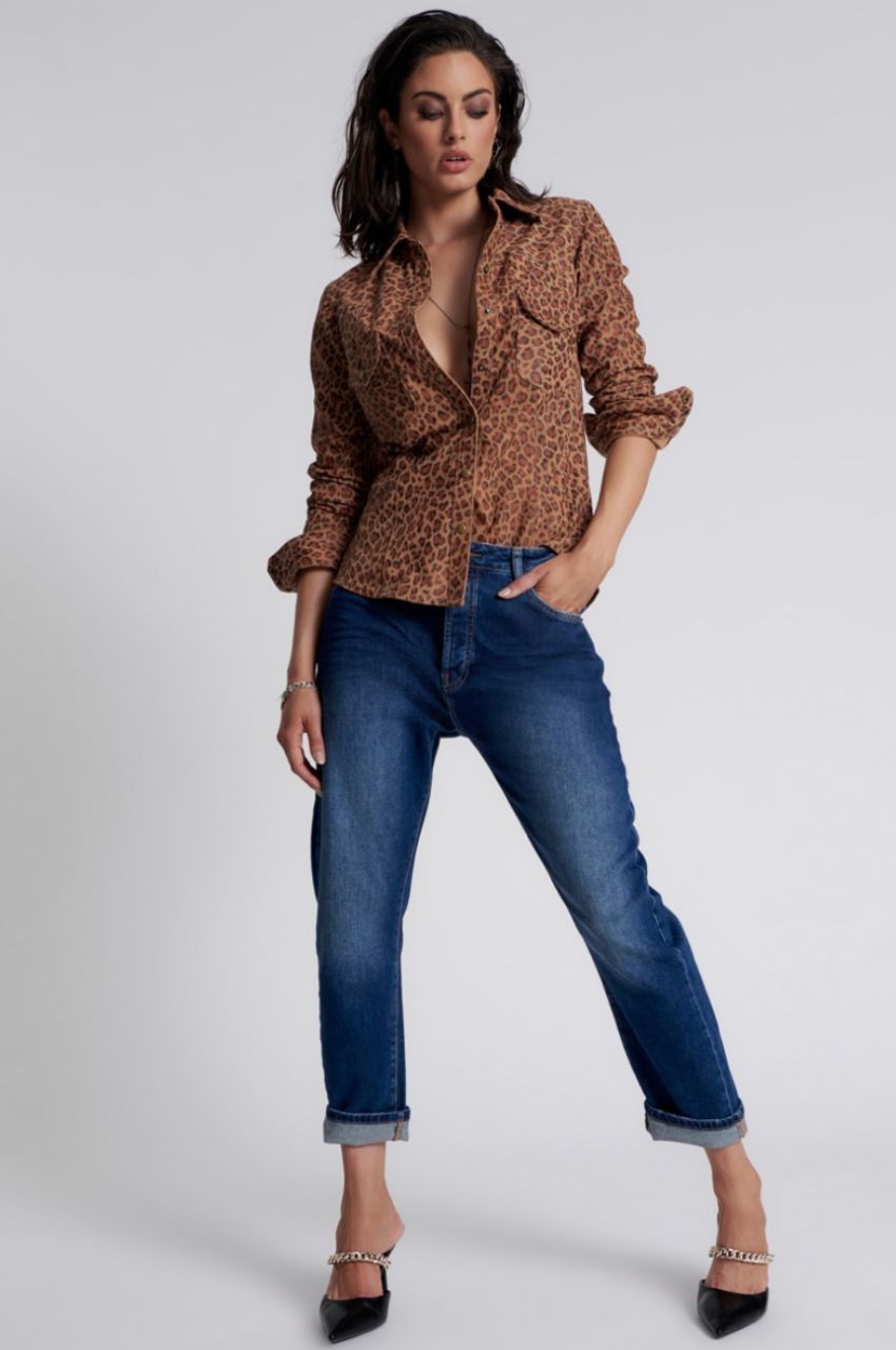 LUXE POWER BLUE BANDIT RELAXED JEANS/リュクスパワーブルーバンディットリラックスジーンズ