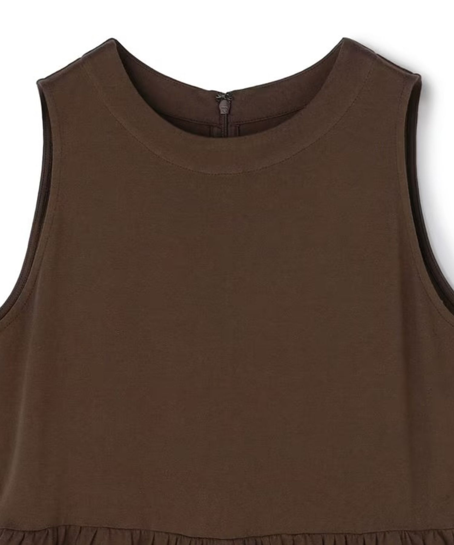 プレーンジャージオールインワン(ブラウン) 綿 / ウォッシャブル / OPUVLM0413