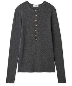 ベロアヘンリーネックリブニット( GRY ) ポリエステル / ベロアテープ / ウール混 / 伸縮性 / 手洗可/ 09WNT255001