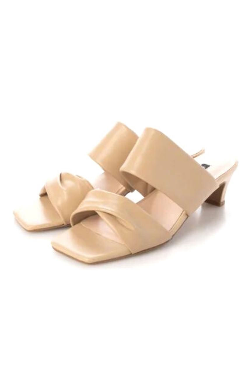 SQUARE TOW TUBE BELT SANDALS / スクエアトウチューブベルトサンダル