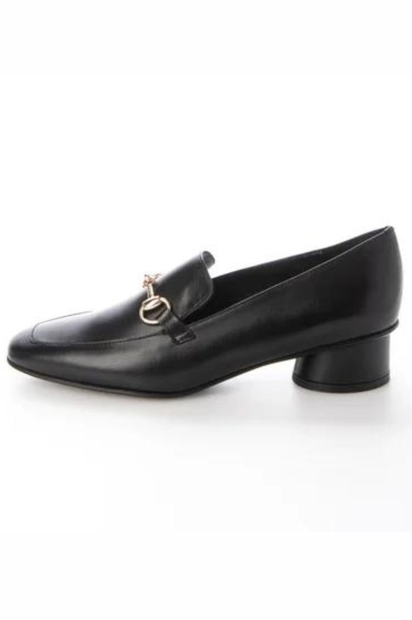 Fabio Rusconi  HEEI UP BIT LOAFERS / ファビオルスコーニヒールアップビットローファー （ブラック）