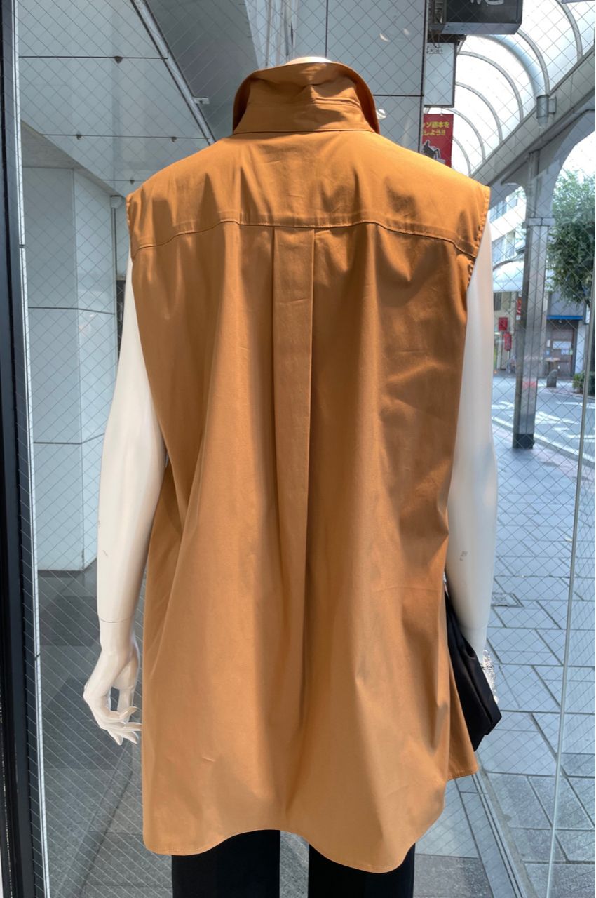 Wealth SL A Line Shirt/スリーブレスシャツブラウス