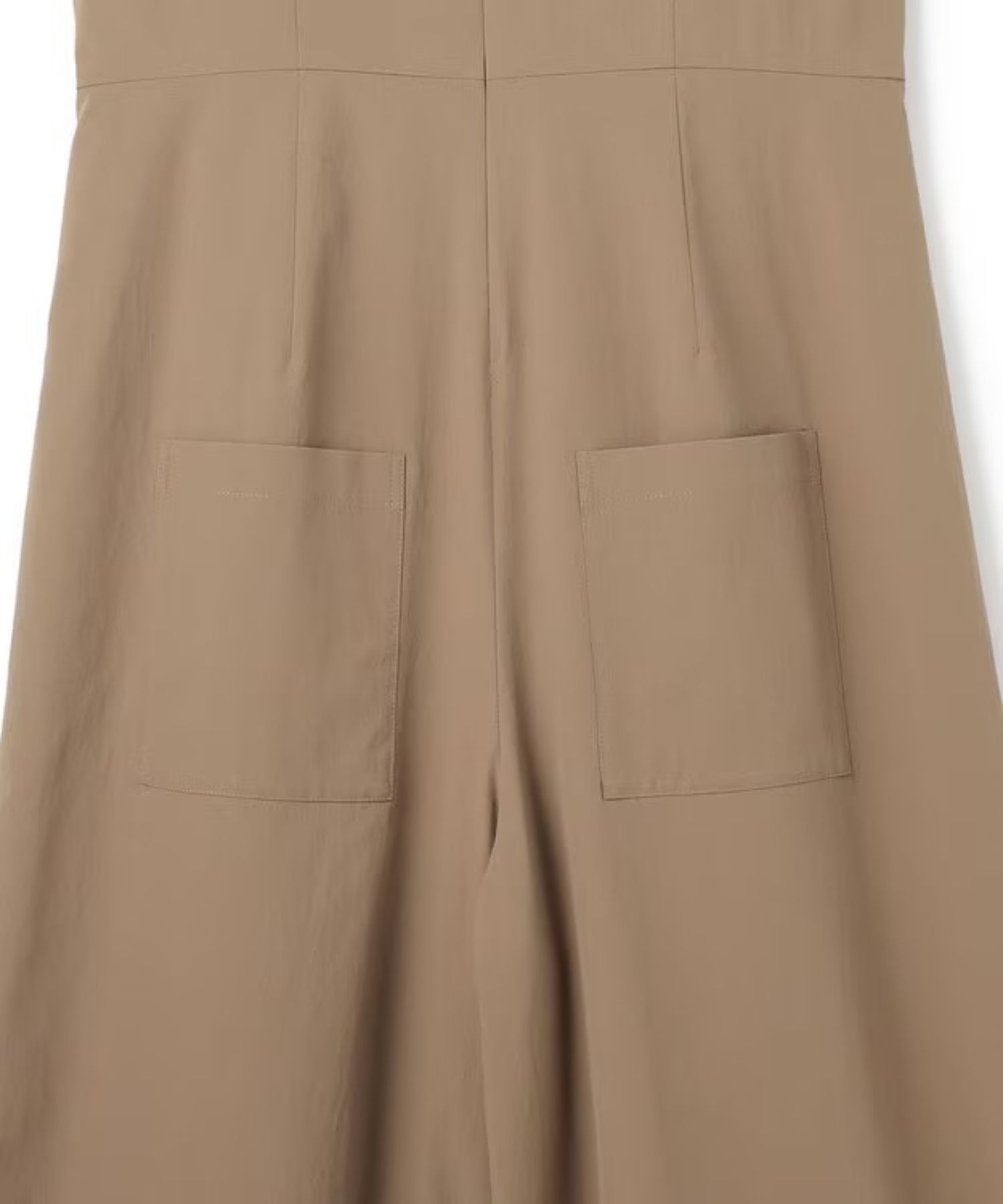 クールタッチカラータイプライターオールインワン(キャメルベージュ) ポリエステル / ウォッシャブル/ Aライン / 後ろファスナー / OPUVLS0402