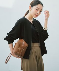 新型BEAUTY MOVEヘビロテブルゾン(ネイビー) ポリエステル / ウォッシャブル / 接触冷感 / UVカット/ 吸水速乾 / JKUMLW0302