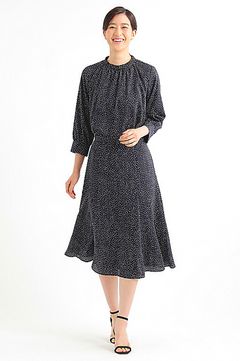 SQUARE  RANDOM PRINT SKIRT / スクエアランダムプリントスカート