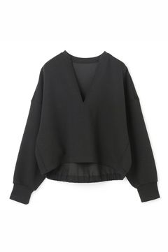 BEAUTY FORM JERSEY キーネックプルオーバー (ブラック) ポリエステル / UVカット / 軽量 / ウォッシャブル / KKUMCW0361