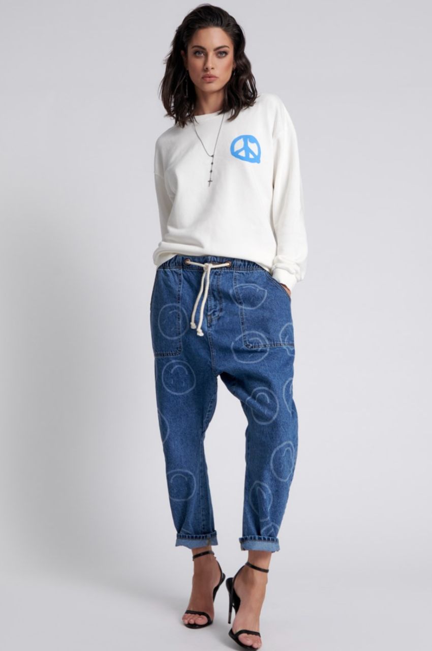 ALL SMILES SHABBY KINGPINS BOYFRIEND JEANS/オールスマイルシャビーキングピンズボーイフレンドジーンズ