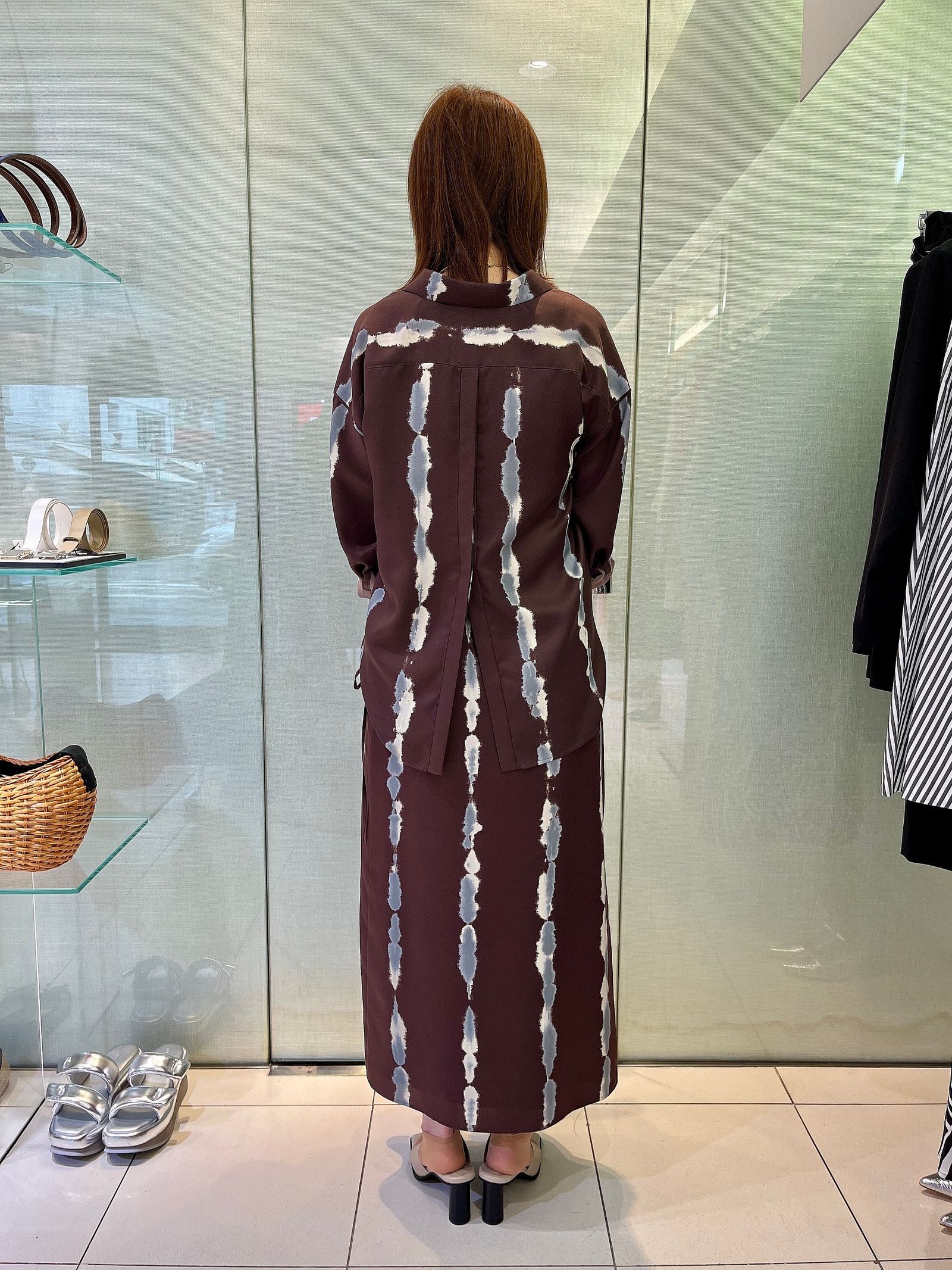 #【MIESROHE】シャツ×スカートセットアップ🤎✨