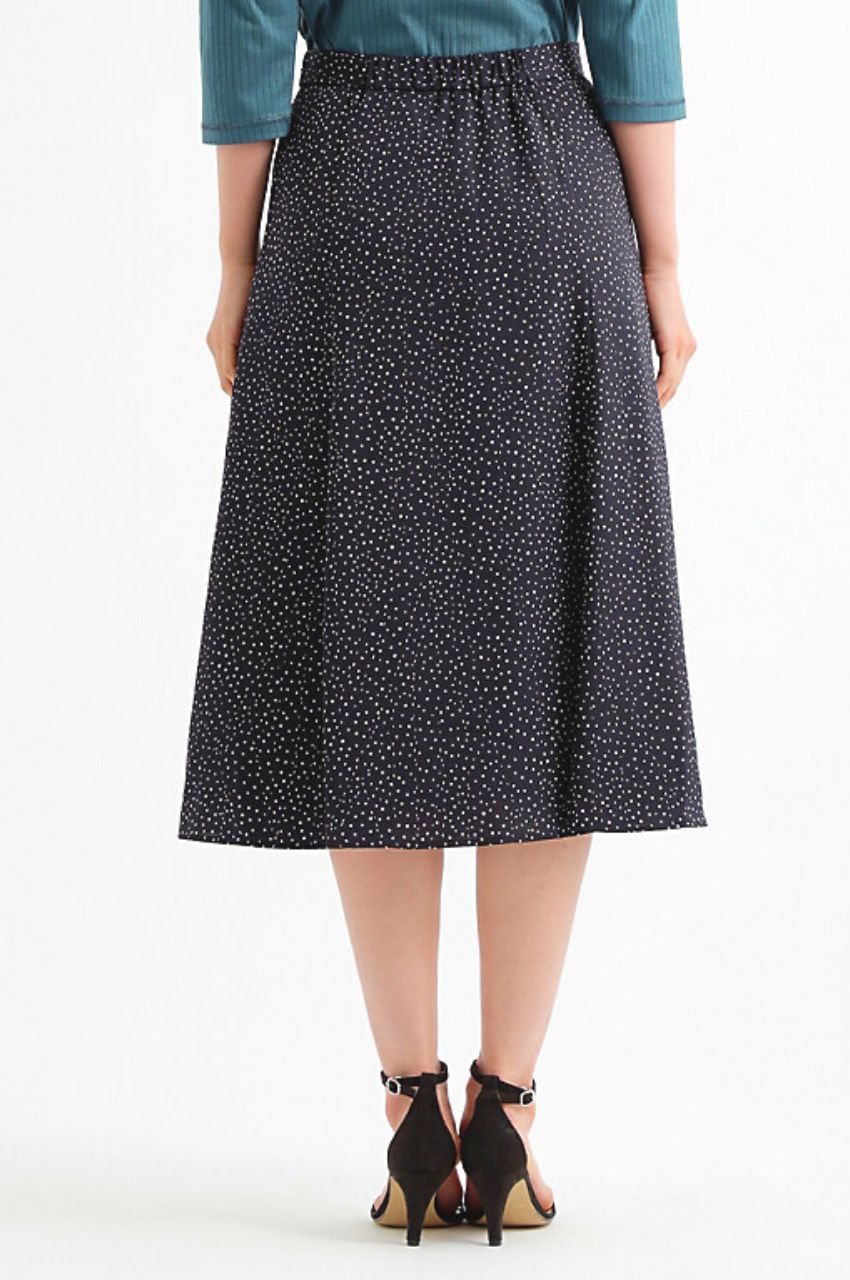 SQUARE  RANDOM PRINT SKIRT / スクエアランダムプリントスカート