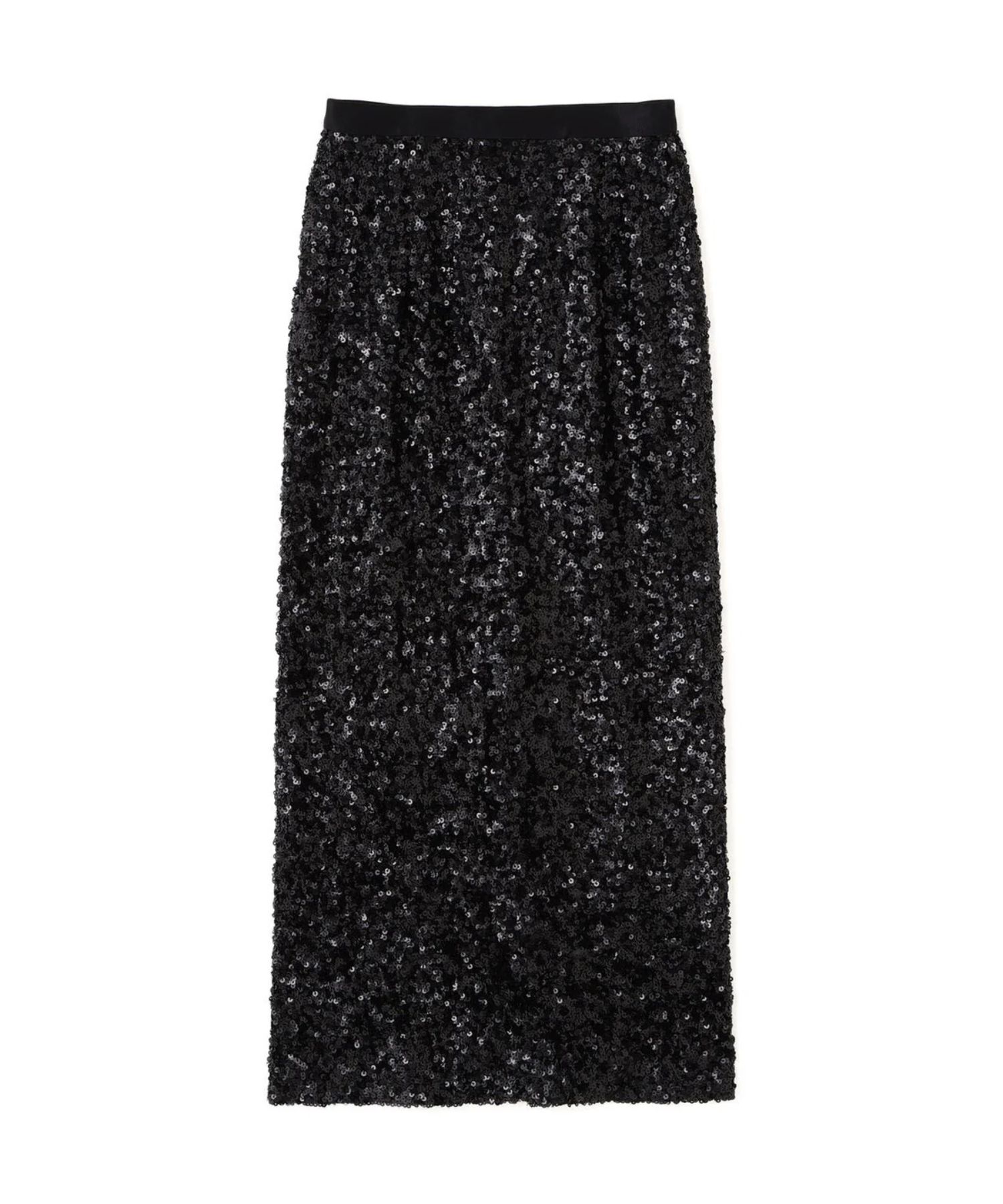 スパンコールスカート(ブラック)ポリエステル / ウエストゴム / ストレッチあり / 0315220109