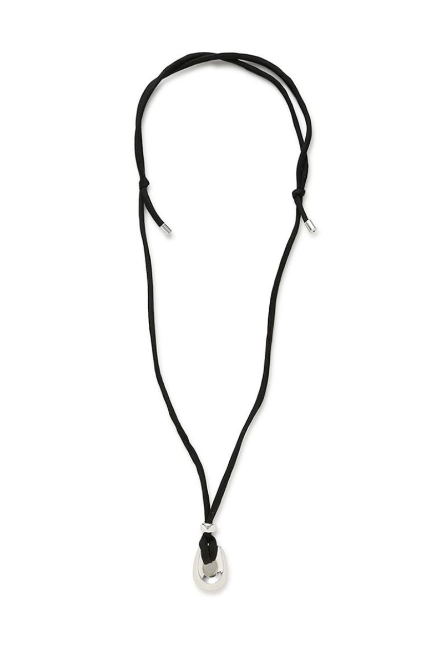 BARBARA SILK CHOKER(シルバー)シルク / シルクサテンコード使用 / MWGA251507