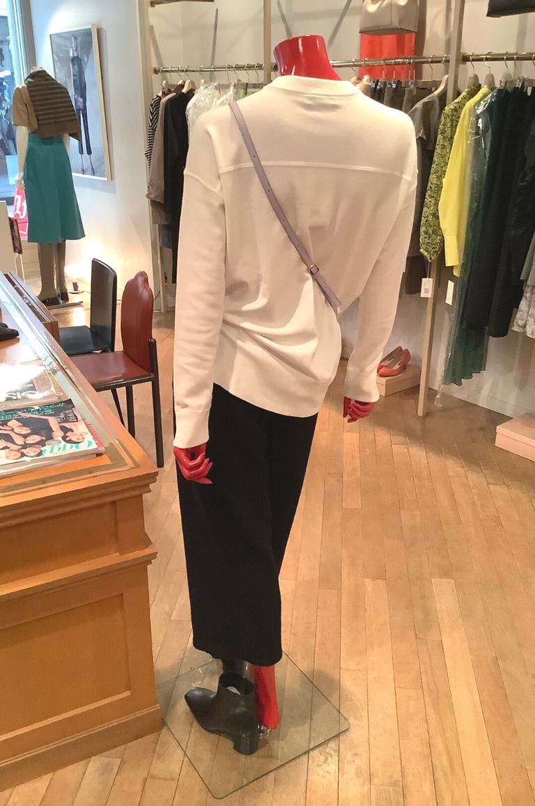 22AW GALERIE VIE ファインブークレー ワイドクロップドパンツ パンツ