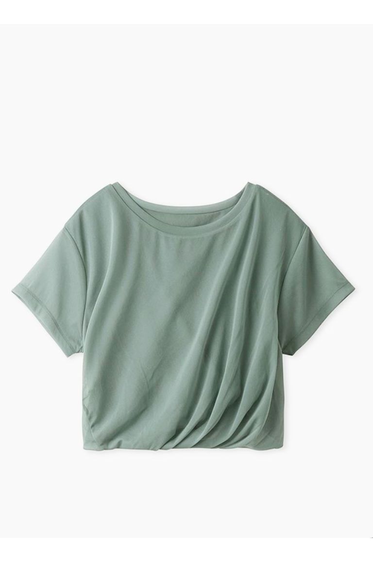 miesrohe / ツイストディテールクロップドTシャツ MIESROHE（ミースロエ）の「ツイストディティールクロップド