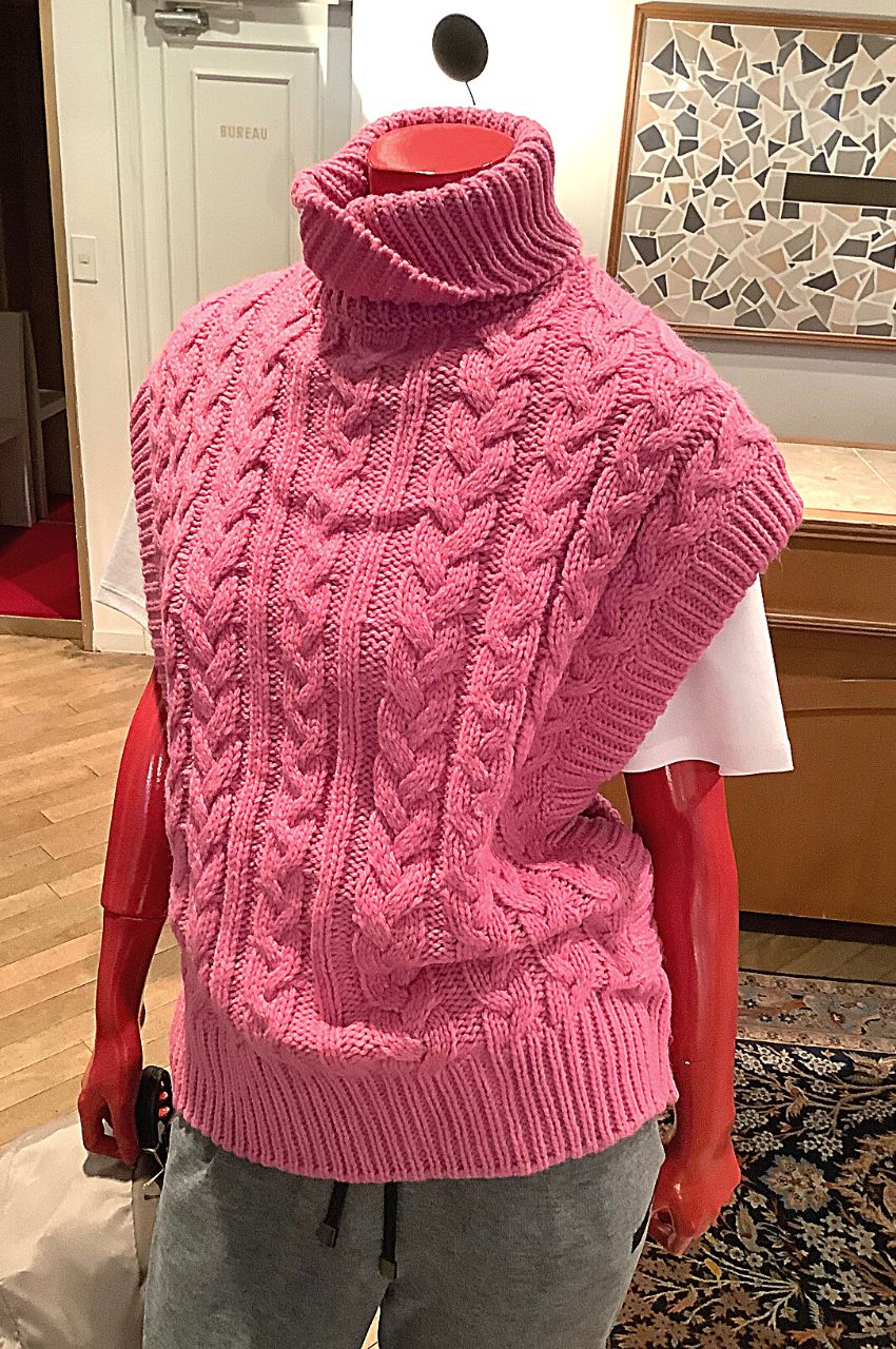 Sade Jumper Bubblegum Pink/ ニットベスト