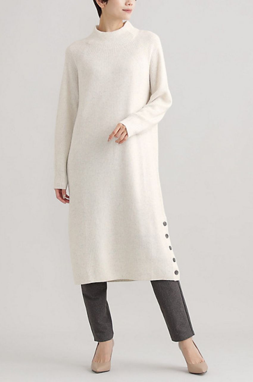 RIB KNIT ONE PIECE / リブニットワンピース