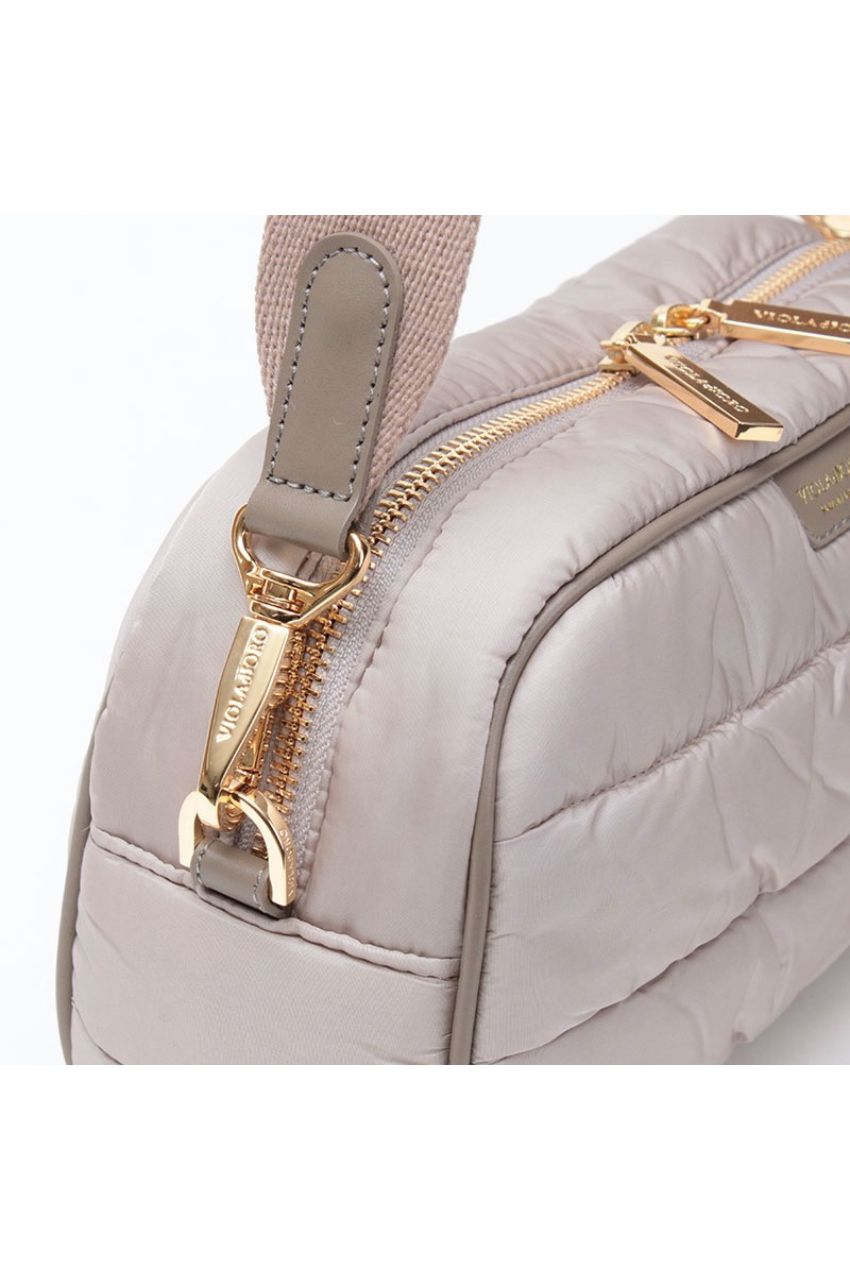 GINO / ジーノ (Khaki) / ナイロン / 牛革 (Italian Leather) / ショルダーバッグ / 長財布入るサイズ / 日本製 / V-2192