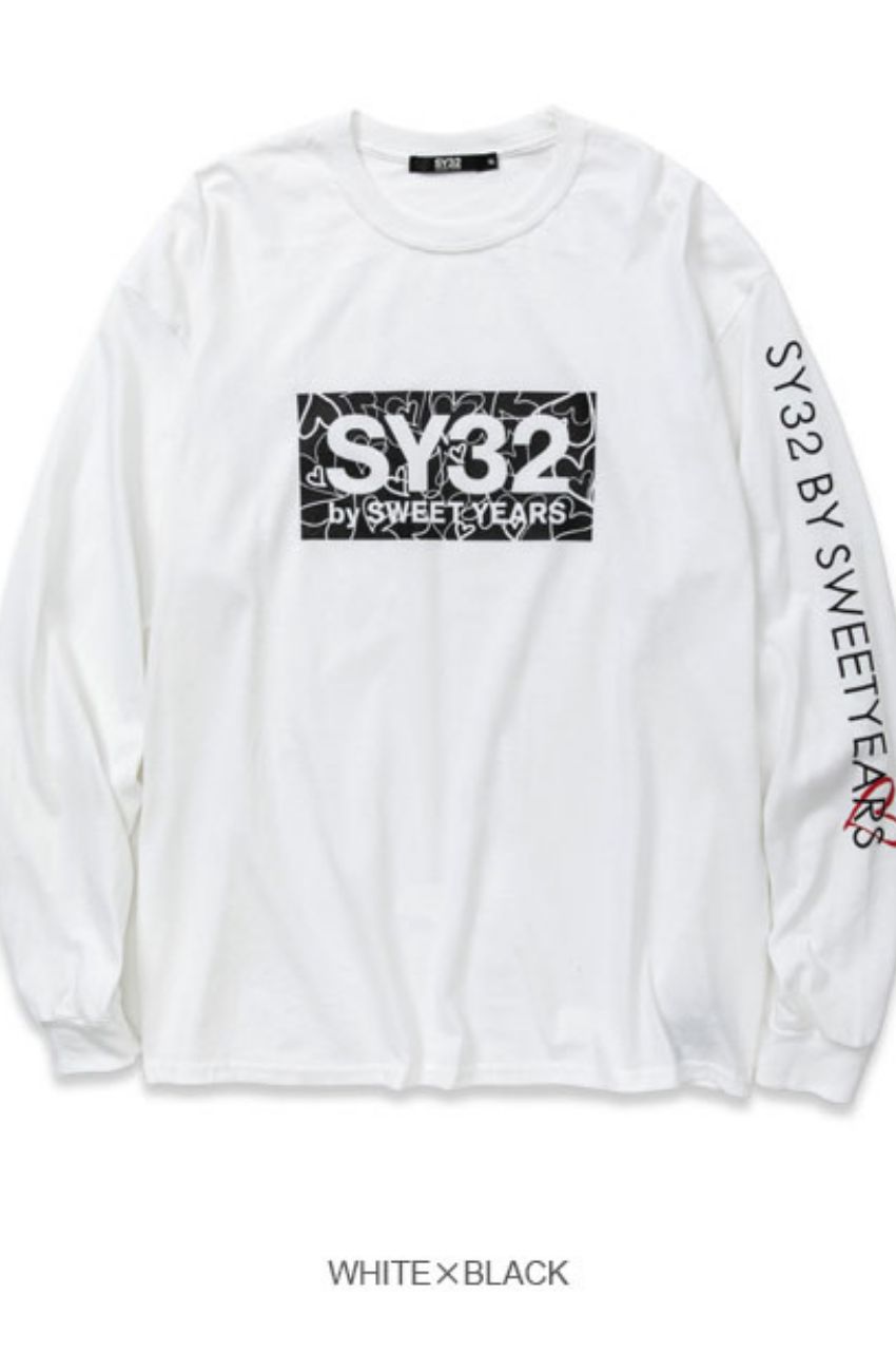 HEART BOX LOGO L/S TEE