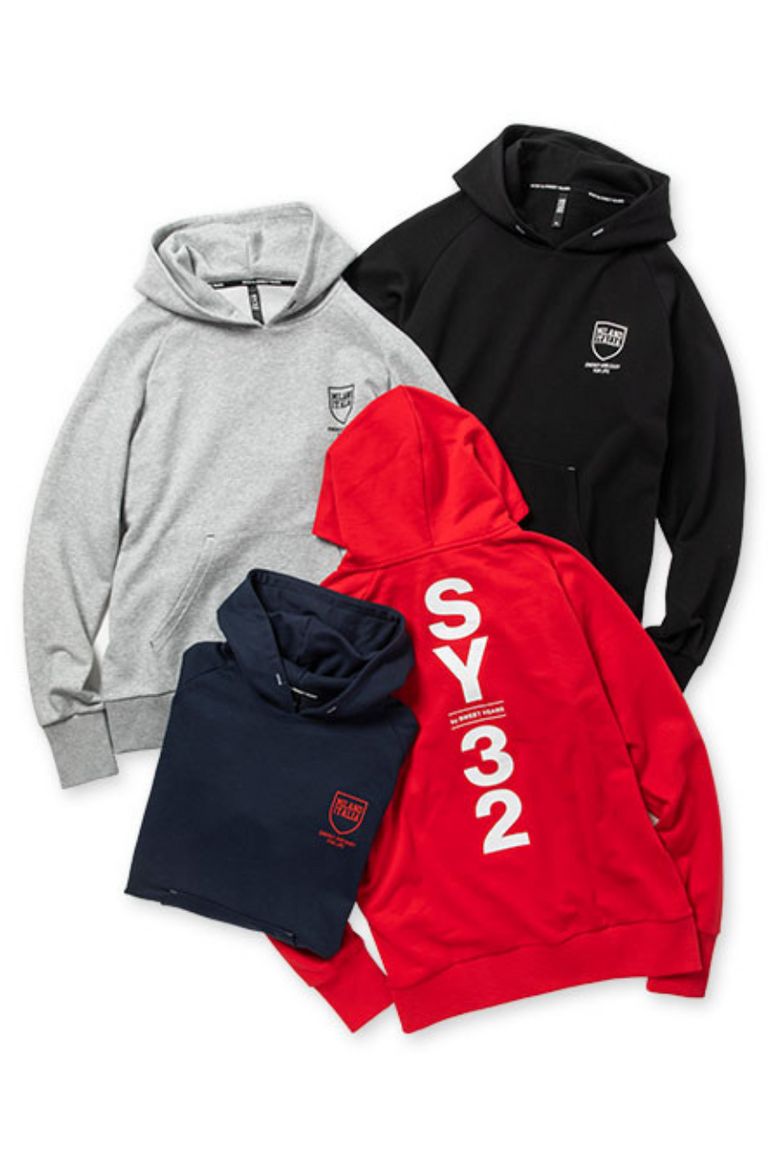 SY32 by SWEET YEARS - SHIELD LOGO P/O HOODIE / シールドロゴプル