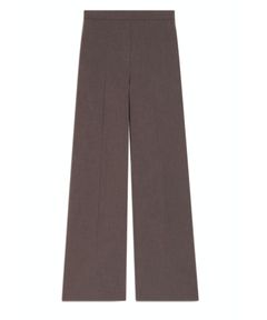 ワイドプルオンパンツ Melange Crepe ( カカオメランジブラウン) トリアセテート / 裏地無し /手洗可   /  通年/  01-6306411